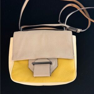 Reed Krakoff Yellow and Cream Crossbody Bag